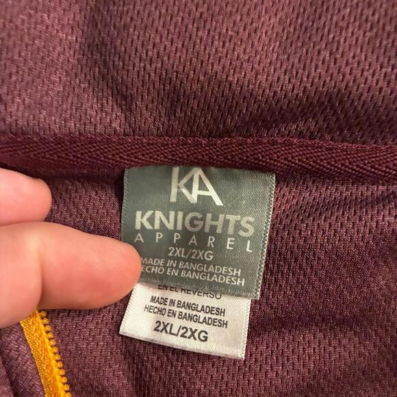 Arizona state quarter zip longlongsleeve shirt nights apparel men’s size 2XL - Picture 2 of 3